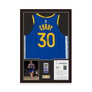 USASM 库里 球衣 七冠金州勇士队球员版 Beckett双认证 亲笔签名