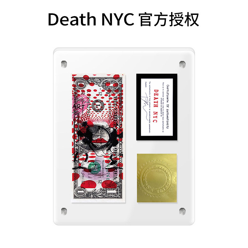 Death NYC限量美金版画米奇米妮装饰画桌面摆件创意礼物