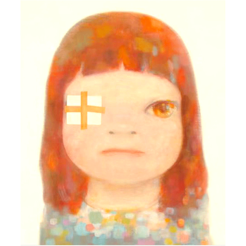 奈良美智官方限定小女孩海报