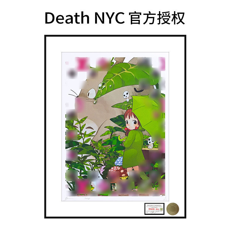 Death NYC亲签限量版画动漫人物阿莉埃蒂装饰画客厅儿童房挂画
