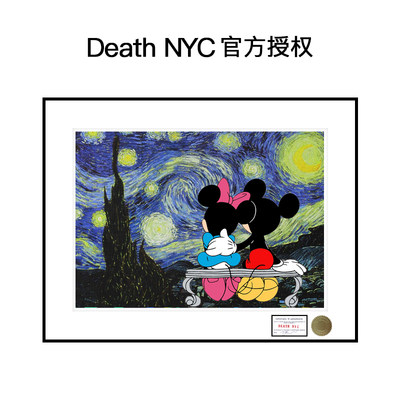 DeathNYC限量亲签版画米奇