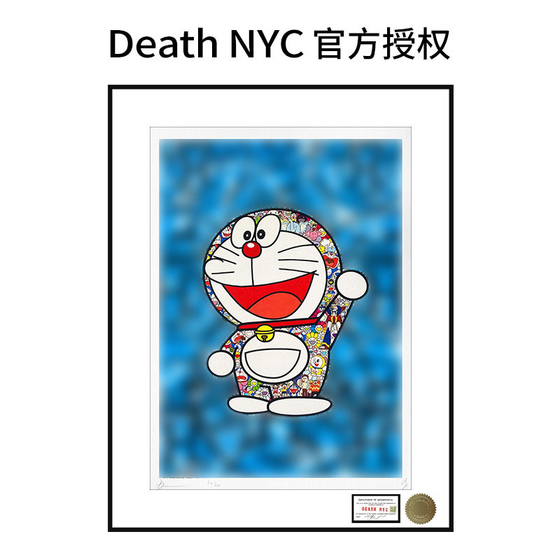 DeathNYC限量版画哆啦A梦机器猫