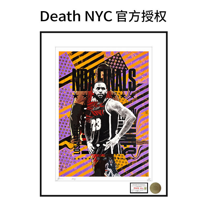 DeathNYC潮流版画NBA詹姆斯