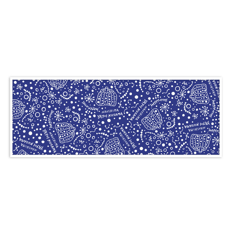 官方限定草间弥生波点南瓜原创棉布版画 正品保真装饰画