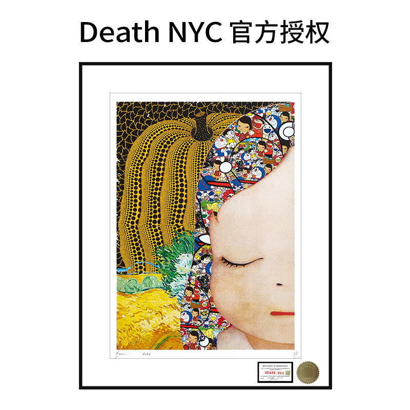 DeathNYC版画奈良美智波点南瓜