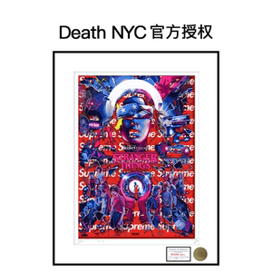 Death NYC限量亲签潮流版画怪奇物语潮流装饰画 经典人物挂画