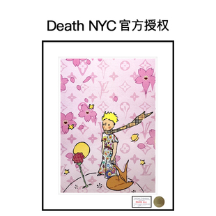 Death 保真装 画正品 NYC官方授权浪漫小王子限量亲签潮流版 饰画