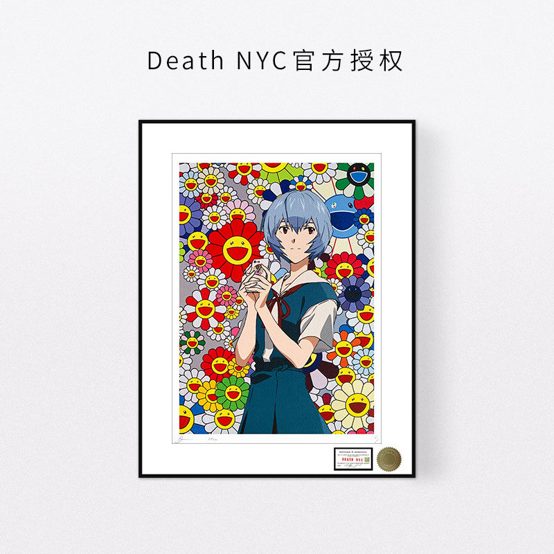 EVA挂画DeathNYC绫波丽版画