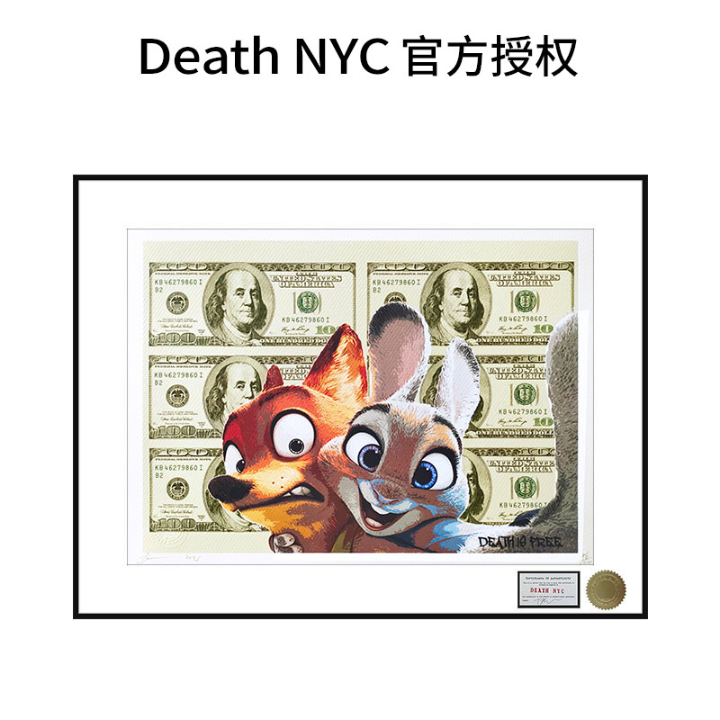 Death NYC官方授权限量版画朱迪尼克装饰画