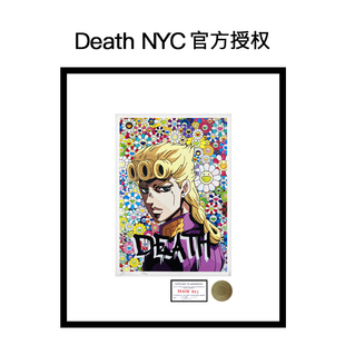 Death NYC官方授权JOJO限量亲签潮流版 独版 画正品 保真 收藏