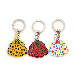 草间弥生YAYOI KUSAMA金属波点南瓜钥匙扣包包挂饰挂件正品原包装
