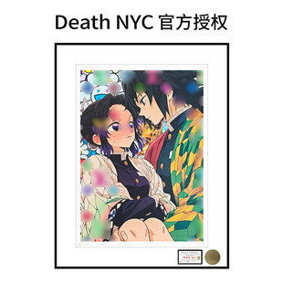 deathnyc签名限量版画鬼灭之刃蝴蝶忍床头装饰画动漫人物挂画