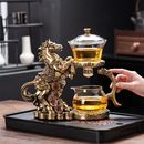 家用功夫磁吸高档泡茶神器玻璃茶壶高颜值 懒人自动泡茶器茶具套装