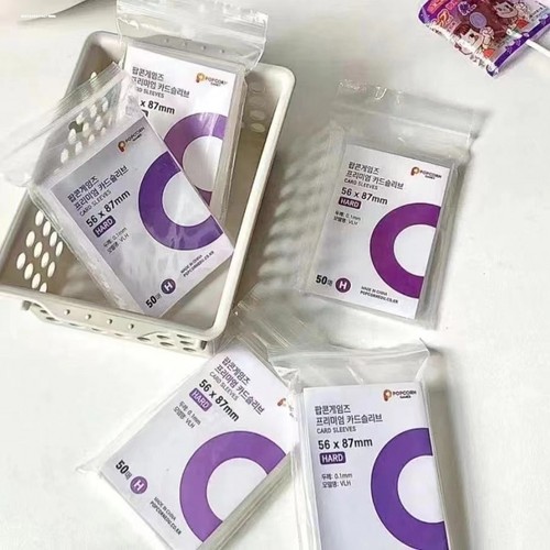 爆米花卡膜4寸20丝小卡透明卡套拍立得韩专blackpink小卡卡膜现货