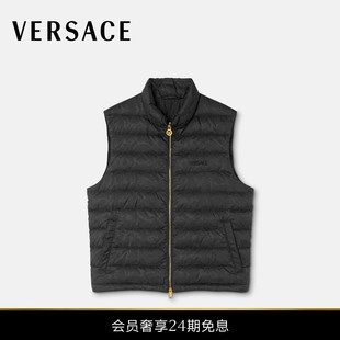 男士 范思哲 VERSACE Barocco提花锦纶羽绒背心 24期免息