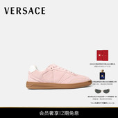 新品 VERSACE 范思哲 女士Greca Court绒面革运动鞋
