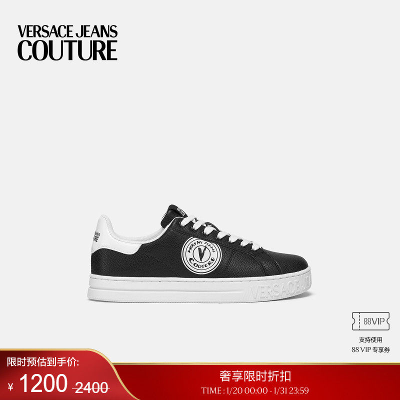 【季末优惠】VERSACE JEANS COUTURE 男士休闲鞋,流行男鞋,时尚休闲鞋,淘宝优惠券,粉丝福利购,淘宝优惠卷