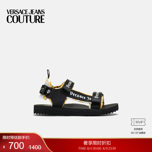 【季末优惠】VERSACE JEANS COUTURE 男士凉鞋