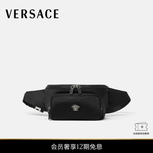 12期免息 VERSACE 男士 Medusa锦纶腰包 范思哲