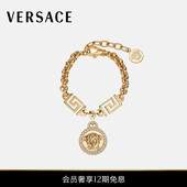 12期免息 Medusa VERSACE 女士La Greca手镯 范思哲