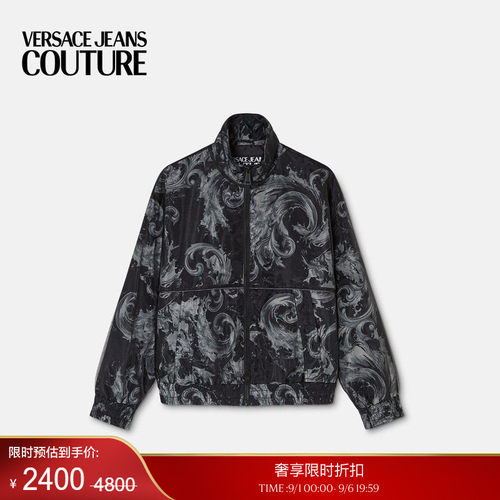 【季末优惠】VERSACE JEANS COUTURE 男士印花夹克