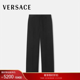 VERSACE 末优惠 范思哲 男士 长裤 羊毛斜纹正装 季