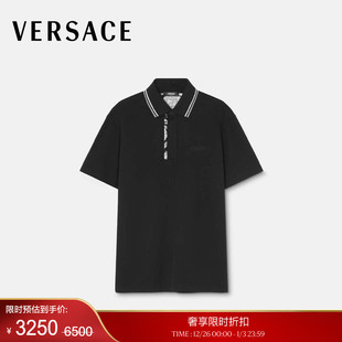 VERSACE 末优惠 范思哲 男士 Polo衫 Barocco短袖 季