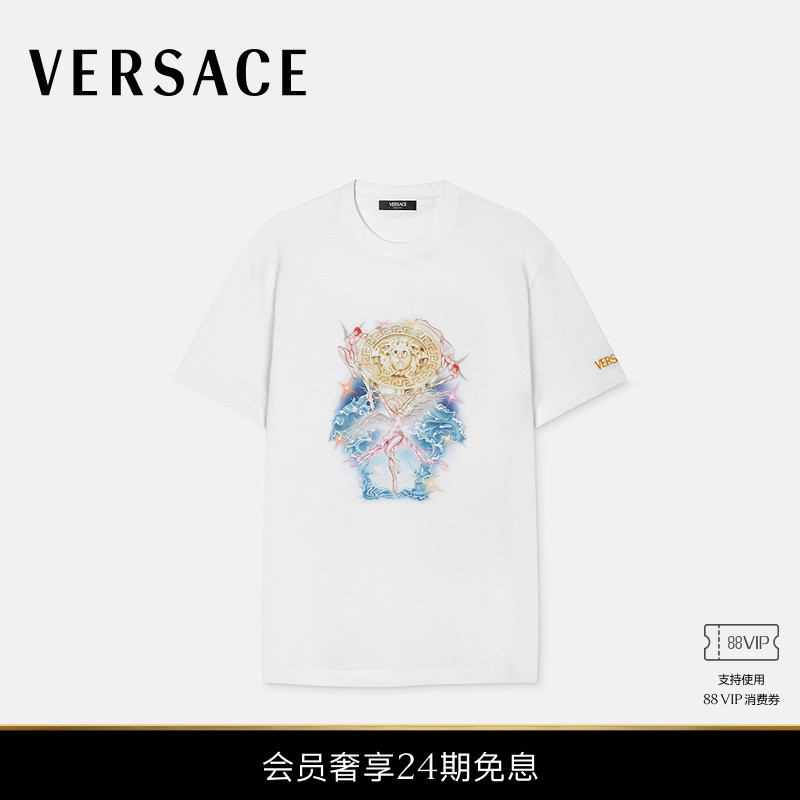 【艺术家合作】VERSACE/范思哲 T恤 Design by Burin Pong
