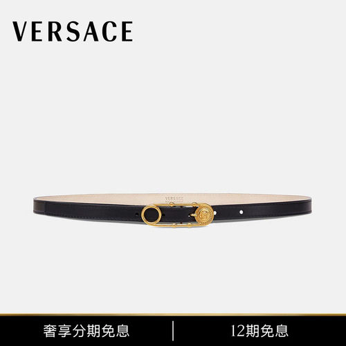 【12期免息】VERSACE/范思哲 女士Safety Pin皮带
