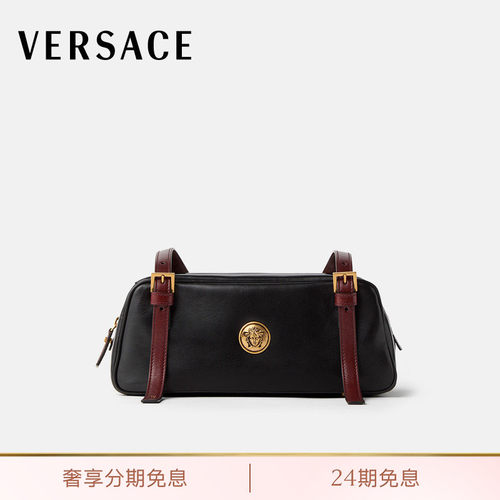 【送礼】VERSACE/范思哲 女士Emblème保龄球包