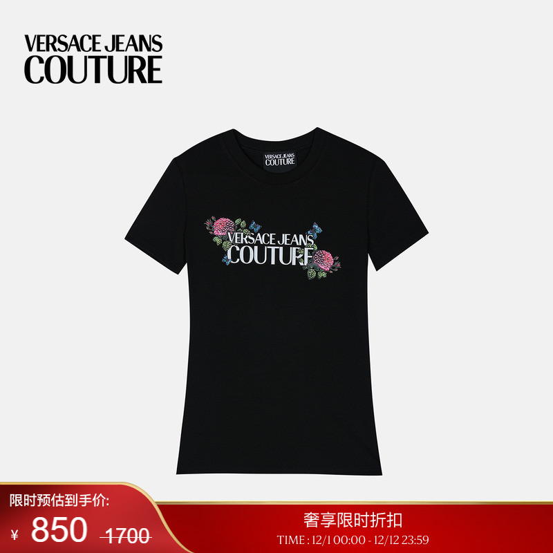 【季末优惠】VERSACE JEANS COUTURE 女士T恤