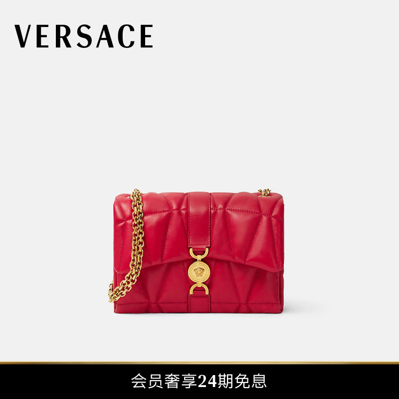 【24期免息】VERSACE/范思哲 女士Kleio绗缝斜跨包