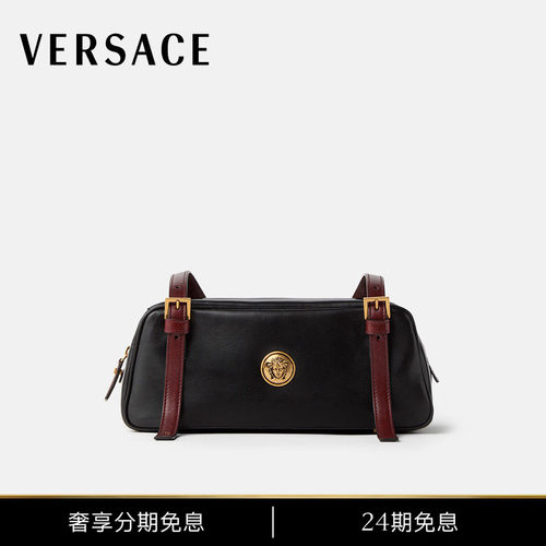 【秀场同款】VERSACE/范思哲 女士Emblème保龄球包