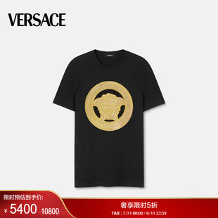 范思哲 T恤 末優(yōu)惠 VERSACE 刺繡Medusa 季 男士