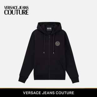 JEANS 卫衣连帽开衫 男士 长袖 VERSACE COUTURE 上衣 出游穿搭