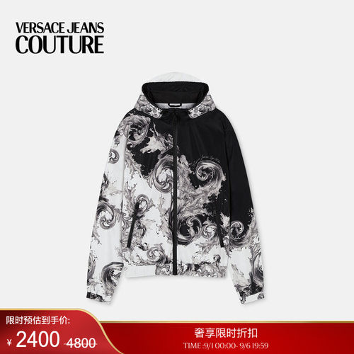 【季末优惠】VERSACE JEANS COUTURE 男士印花夹克