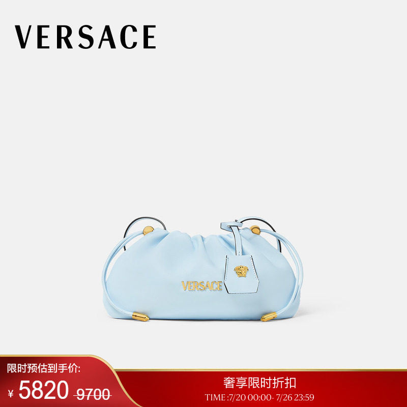 【季末优惠】VERSACE/范思哲 女士Versace Tag迷你包