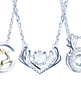 阿七999足银项链女生日礼物