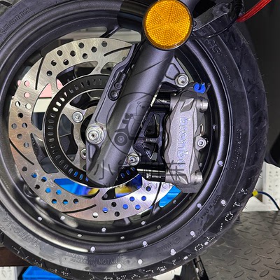 适用本田pcx160/NS150GX/NWG150改装布雷博卡钳凌云转接码刹车盘