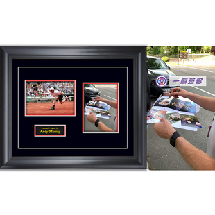 英国著名网球运动员 一瞬签名 含证书 安迪穆雷亲笔签名6寸照片