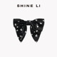 时尚 SHINE 度假出游 花系列 碎花蝴蝶结发卡 LI李姗