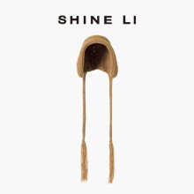 SHINE LI 李姗【明亮早秋系列】复古长辫护耳帽 刘宇宁同款
