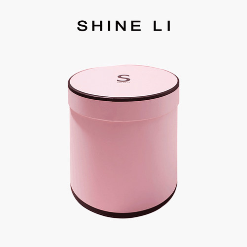 ShineLi李姗粉色帽盒