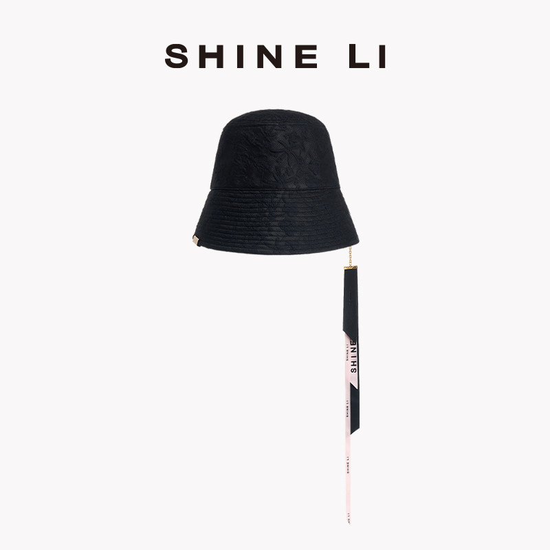 SHINE LI 李姗【早秋提花系列】提花飘带渔夫帽