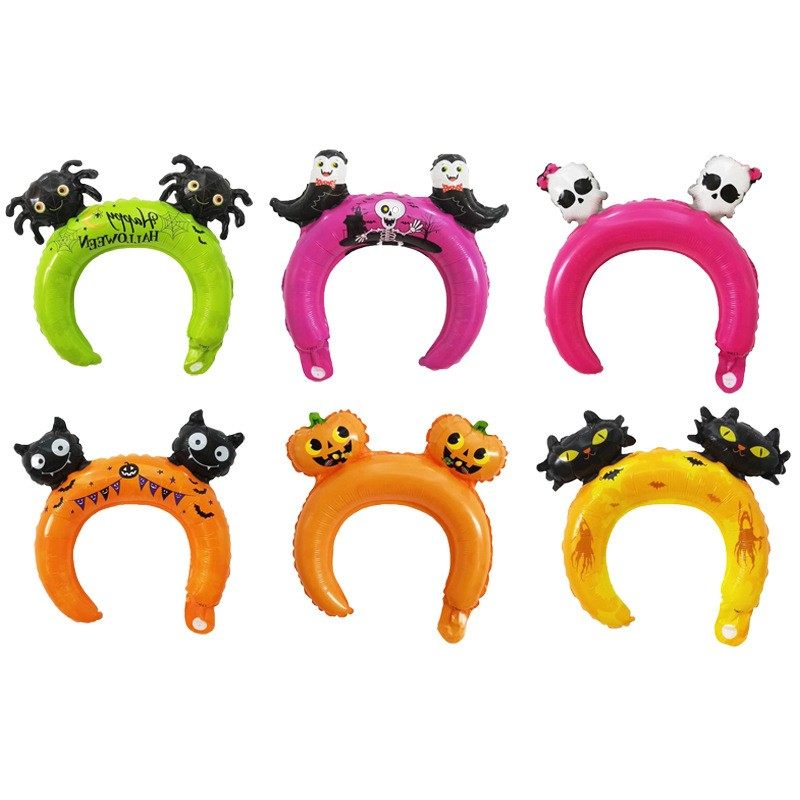 万圣节气球发箍派对聚会道具幼儿园主题头箍派对装扮头饰装饰用品
