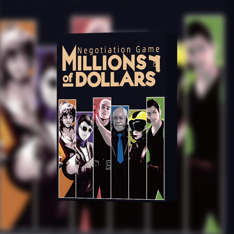 百万美金桌游卡牌多人休闲聚会嘴炮身份策略推理桌面游戏