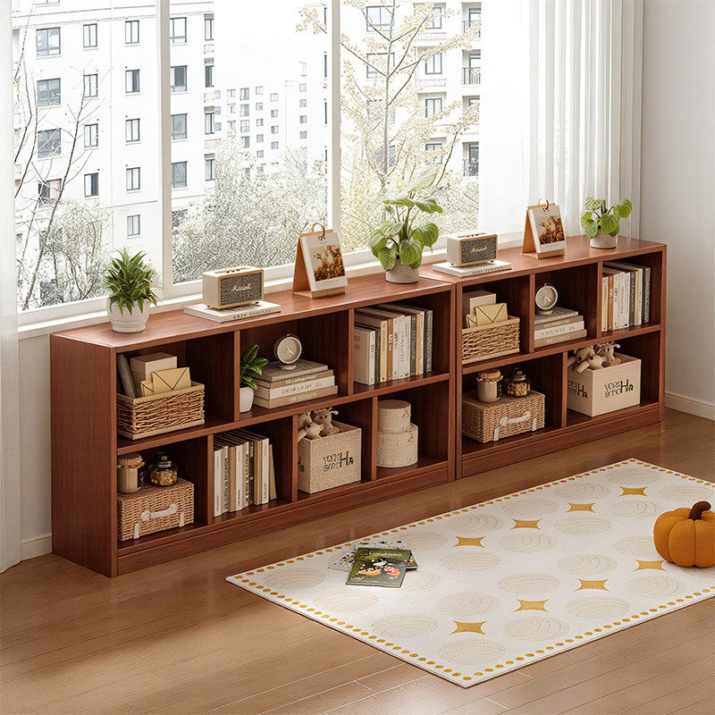 书架落地置物架书柜储物柜家用客厅靠墙自由组合格子柜收纳矮柜子,住宅家具,书架,淘宝优惠券,粉丝福利购,淘宝优惠卷