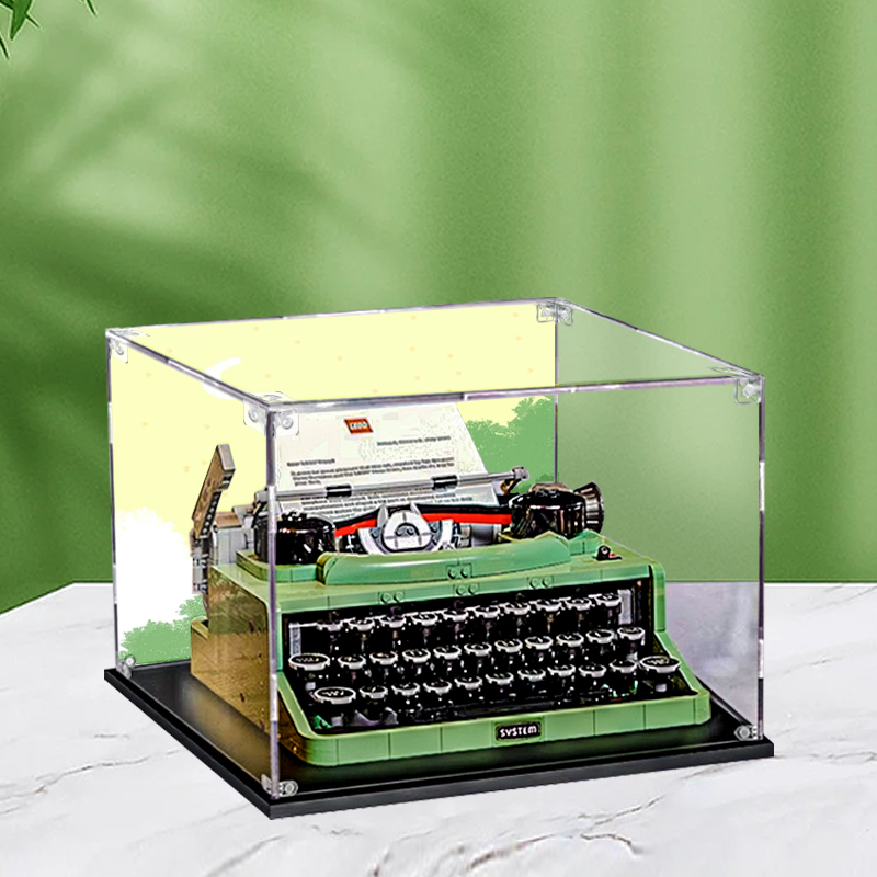 展示盒适用21327复古打字机