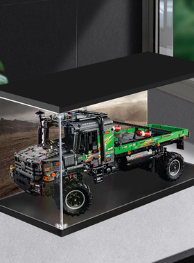 亚克力手办乐高展示盒适用42129奔驰越野卡车透明模型收纳盒防尘