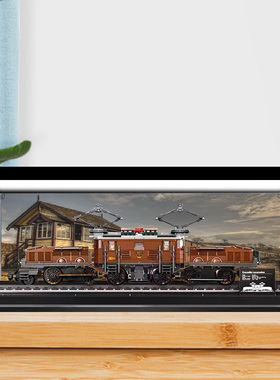 亚克力乐高展示盒适用10277鳄鱼机车火车头透明模型收纳盒子防尘